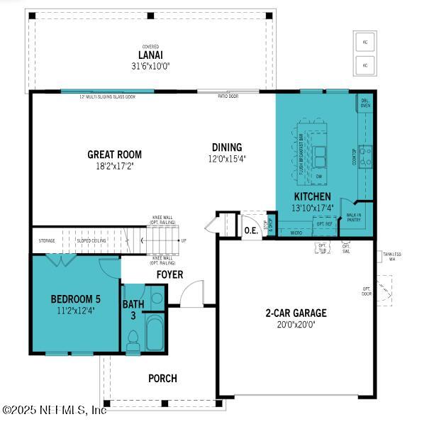 413 Palomar Dr, Saint Johns, FL 32259 - view of floor plan / room layout