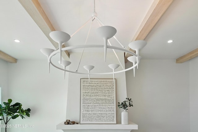 1509 Ocean Front, Neptune Beach, FL 32266 - detailed view of recessed lighting and beamed ceiling