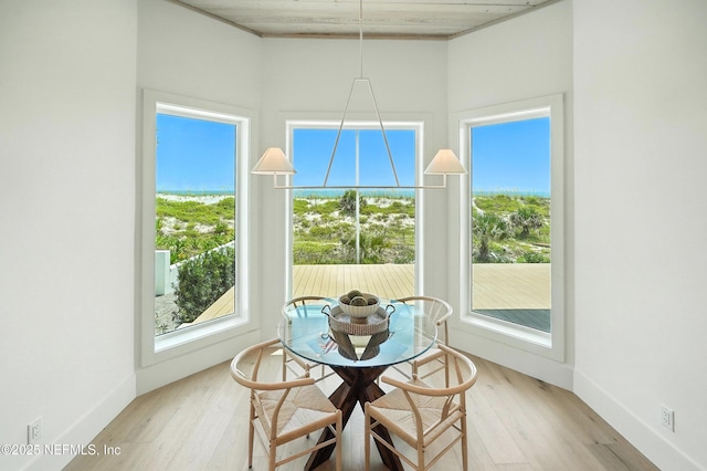 1509 Ocean Front, Neptune Beach, FL 32266 - dining room featuring wood finished floors
