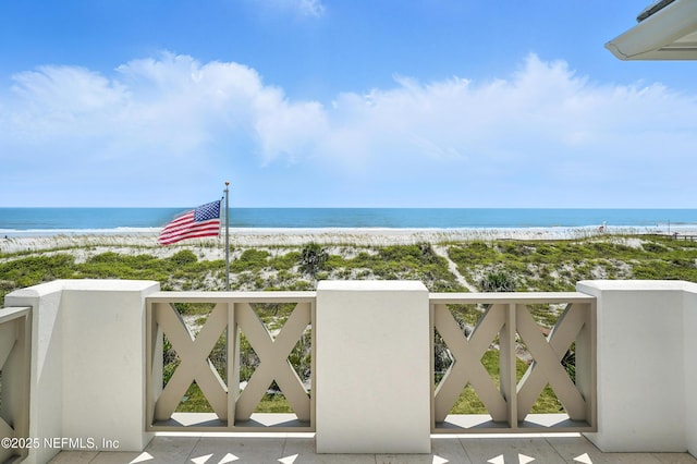 1509 Ocean Front, Neptune Beach, FL 32266 - water view featuring local beach