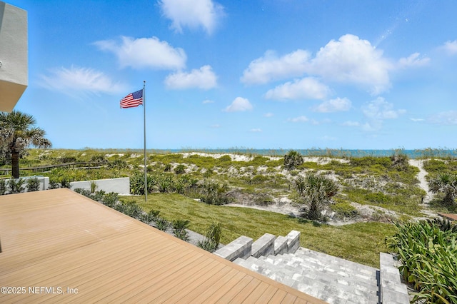 1509 Ocean Front, Neptune Beach, FL 32266 - deck with a lawn
