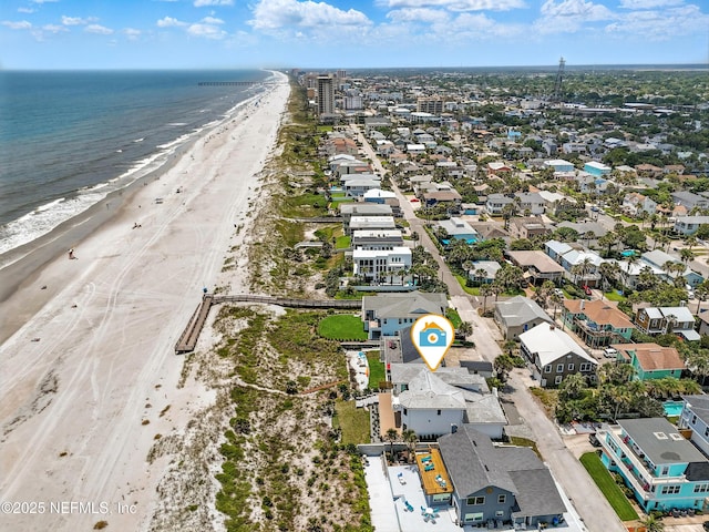 1509 Ocean Front, Neptune Beach, FL 32266 - aerial view of residential area featuring extended coastline