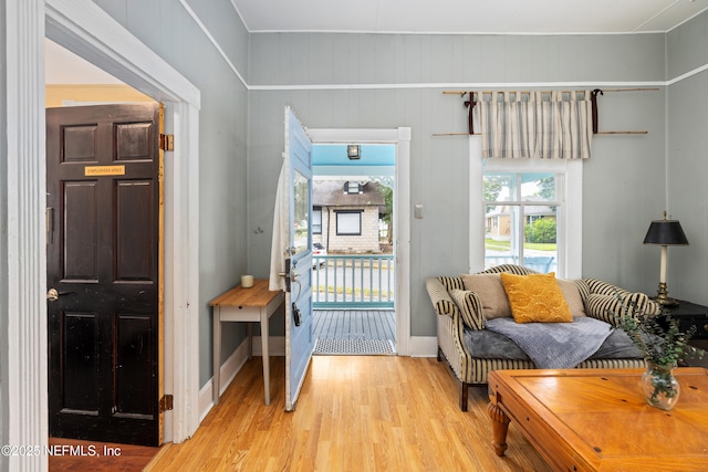 10 Venancio St, Saint Augustine, FL 32084 - doorway to outside featuring wood finished floors