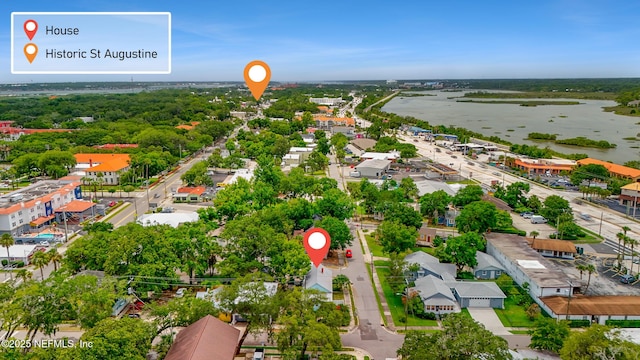10 Venancio St, Saint Augustine, FL 32084 - aerial view of a large body of water