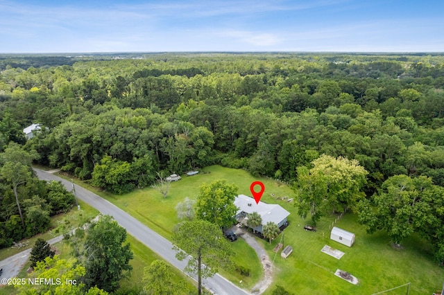 86385 Peeples Rd, Yulee, FL 32097 - aerial view of a heavily wooded area