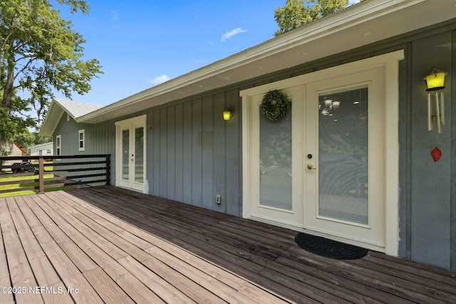 86385 Peeples Rd, Yulee, FL 32097 - deck with french doors