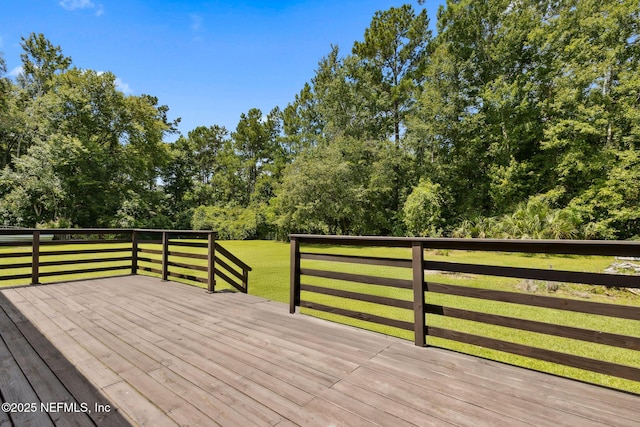 86385 Peeples Rd, Yulee, FL 32097 - wooden deck featuring a yard
