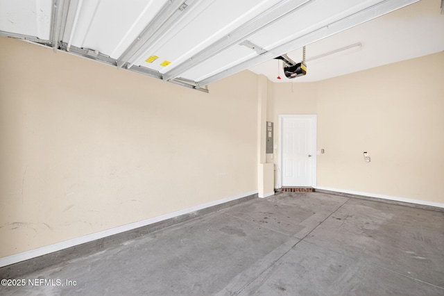 218 Larkin Pl Unit 105, Saint Johns, FL 32259 - garage featuring a garage door opener and electric panel