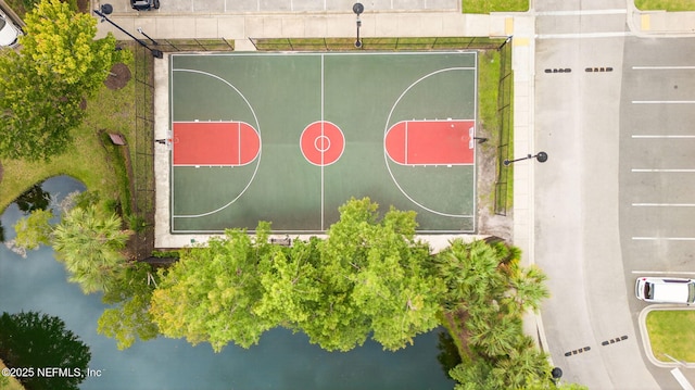 218 Larkin Pl Unit 105, Saint Johns, FL 32259 - view of sport court featuring community basketball court and a water view
