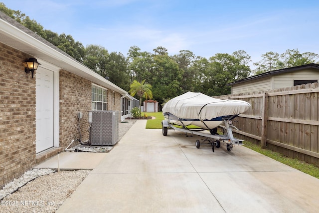 4804 Winton Cir, Saint Augustine, FL 32086 - view of patio / terrace with a storage unit