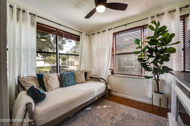 4818 Astral St, Jacksonville, FL 32205 - sitting room with plenty of natural light and ceiling fan