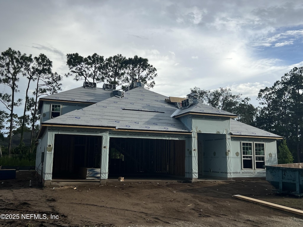96040 Pirates Bluff Rd, Yulee, FL 32097 - property in mid-construction with driveway and a garage
