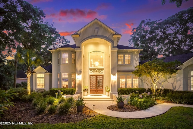 1614 Sheffield Park Ct, Jacksonville, FL 32225 - mediterranean / spanish home with stucco siding