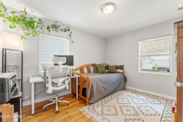4737 College St, Jacksonville, FL 32205 - bedroom featuring wood finished floors and baseboards