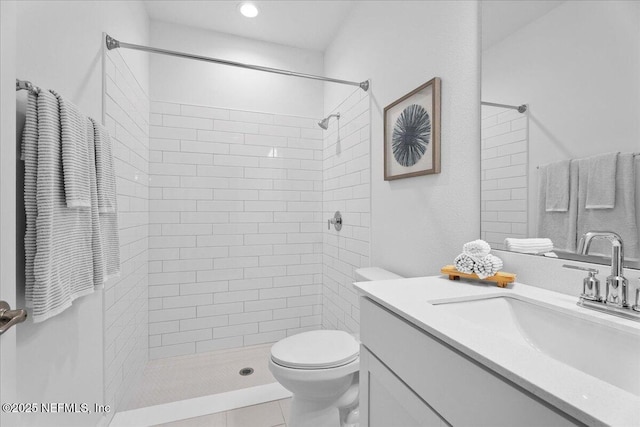 227 Wind Chime Ln, Saint Augustine, FL 32095 - bathroom featuring vanity and a tile shower