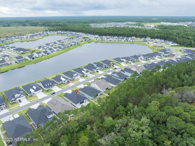 227 Wind Chime Ln, Saint Augustine, FL 32095 - aerial view of property and surrounding area featuring nearby suburban area and a nearby body of water