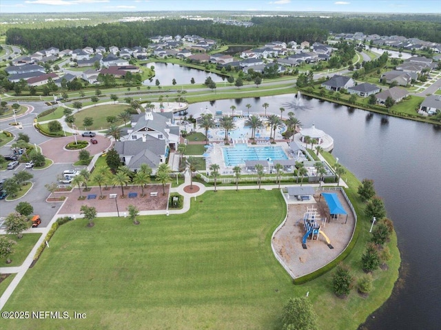 227 Wind Chime Ln, Saint Augustine, FL 32095 - aerial view of property and surrounding area featuring a nearby body of water and nearby suburban area