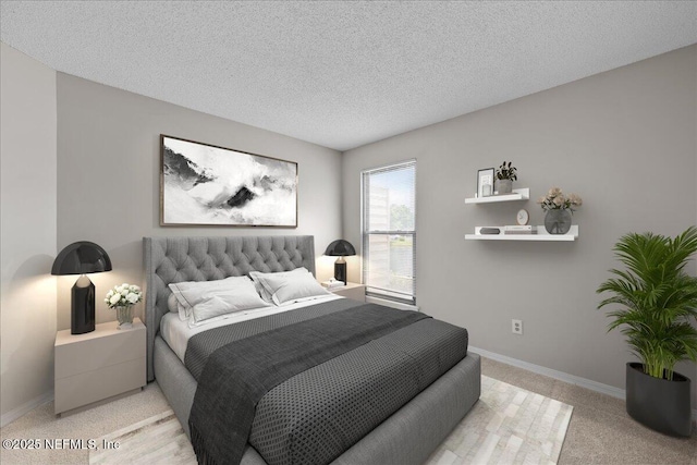 10200 Belle Rive Blvd Unit 79, Jacksonville, FL 32256 - bedroom featuring light carpet and a textured ceiling