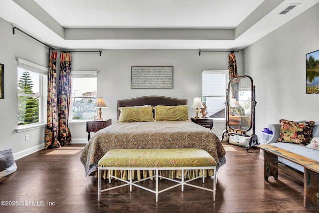 62 Seaside Vista Ct, Saint Augustine, FL 32084 - bedroom with wood finished floors and a raised ceiling