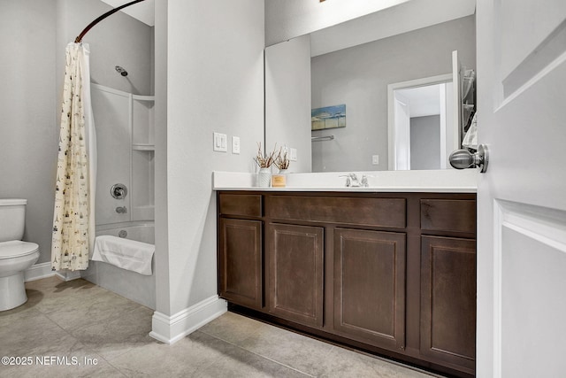 62 Seaside Vista Ct, Saint Augustine, FL 32084 - full bath featuring shower / tub combo, vanity, and tile patterned flooring
