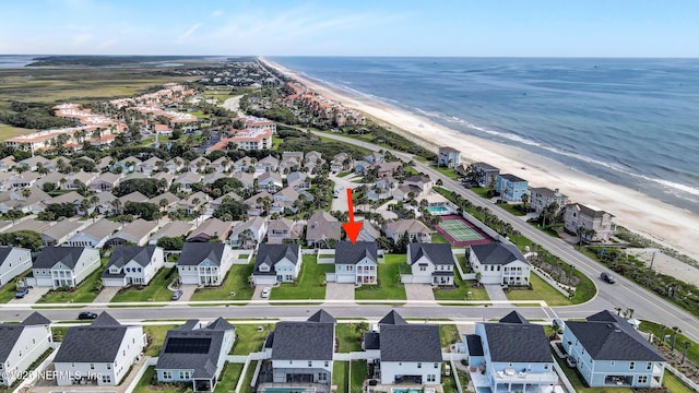 62 Seaside Vista Ct, Saint Augustine, FL 32084 - aerial perspective of suburban area featuring expansive coastline