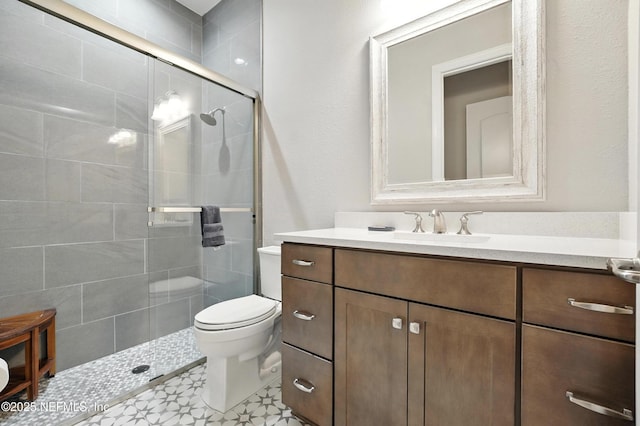 214 Gap Creek Dr, Saint Johns, FL 32259 - bathroom with vanity and a stall shower