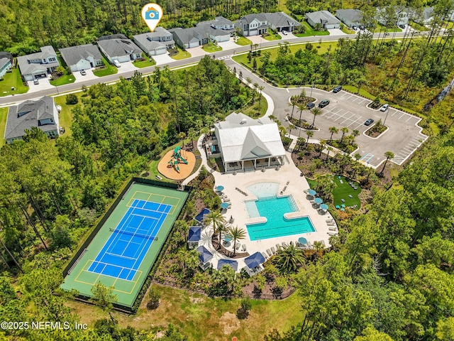 214 Gap Creek Dr, Saint Johns, FL 32259 - drone / aerial view of a pool