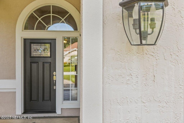 205 N Checkerberry Way, Saint Johns, FL 32259 - property entrance featuring stucco siding