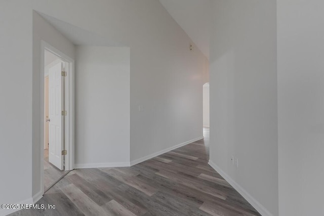 1203 Summer Springs Dr, Middleburg, FL 32068 - unfurnished room with wood finished floors and arched walkways