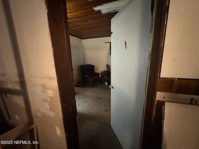 511 Clearview Dr, Cocoa, FL 32927 - corridor featuring wooden ceiling