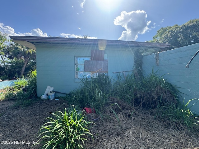 511 Clearview Dr, Cocoa, FL 32927 - view of side of property featuring concrete block siding