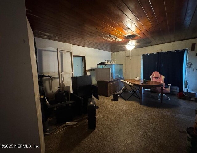 511 Clearview Dr, Cocoa, FL 32927 - basement with wood ceiling