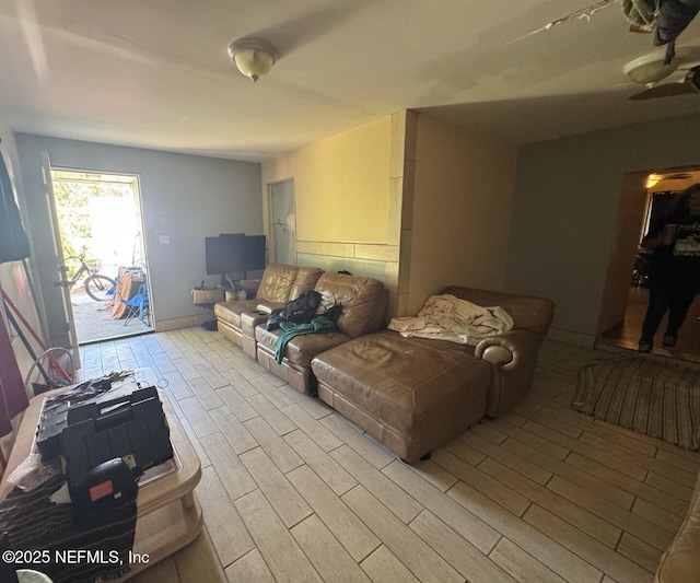511 Clearview Dr, Cocoa, FL 32927 - living room featuring wood finished floors