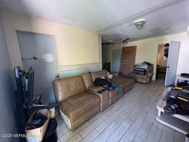 511 Clearview Dr, Cocoa, FL 32927 - living area with wood tiled floors