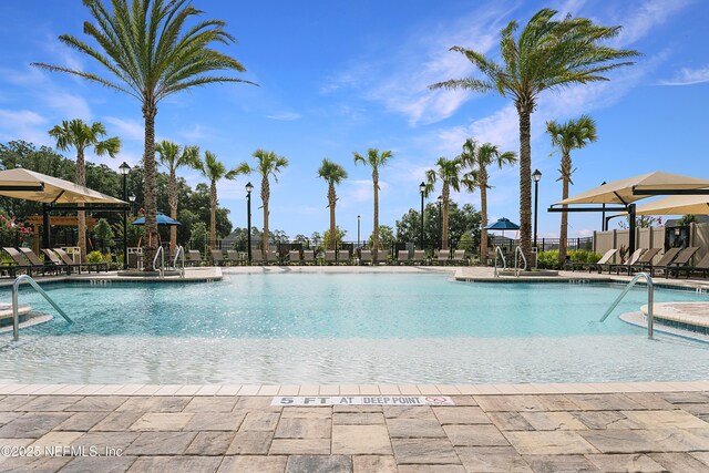 2692 Field Daisy Ln, Green Cove Springs, FL 32043 - community pool with a patio