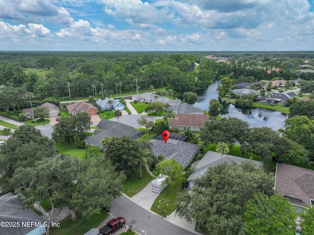 213 Seamist Ct, Ponte Vedra Beach, FL 32082 - aerial view of residential area featuring a forest and a large body of water