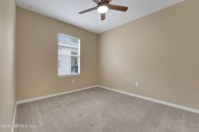 25122 Chipshot Ct, Sorrento, FL 32776 - carpeted spare room with a ceiling fan and a smoke detector