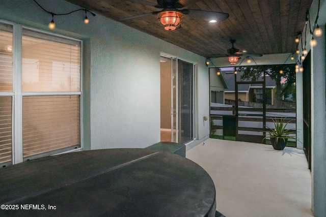 25122 Chipshot Ct, Sorrento, FL 32776 - view of patio / terrace with a ceiling fan and outdoor dining space