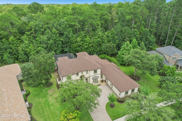 2645 Oakgrove Ave, Saint Augustine, FL 32092 - aerial view of property and surrounding area with a forest