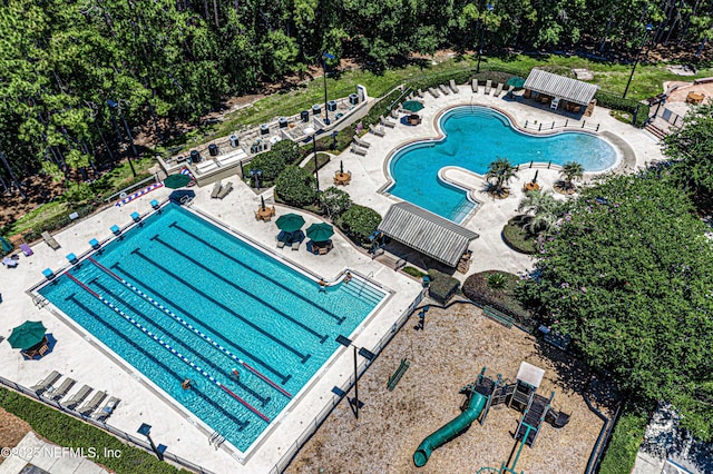 2645 Oakgrove Ave, Saint Augustine, FL 32092 - community pool featuring a patio area