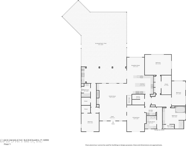 2645 Oakgrove Ave, Saint Augustine, FL 32092 - view of home floor plan