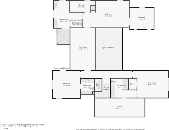 2645 Oakgrove Ave, Saint Augustine, FL 32092 - view of property floor plan