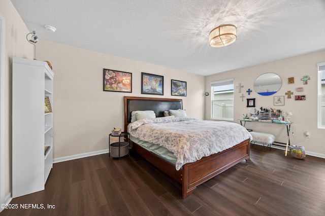 2069 Denton Trce, Green Cove Springs, FL 32043 - bedroom featuring dark wood finished floors and a textured ceiling