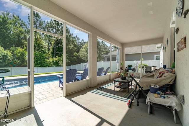 22 Sandstone Dr, Saint Augustine, FL 32086 - sunroom / solarium with view of wooded area