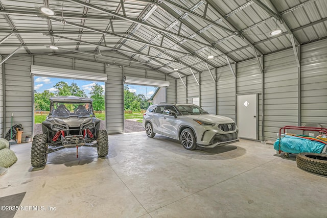 1926 Friendly Pl, Middleburg, FL 32068 - garage with metal wall