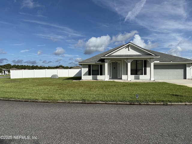 30139 Trophy Trl, Bryceville, FL 32009 - view of front of house featuring a garage, a porch, and driveway