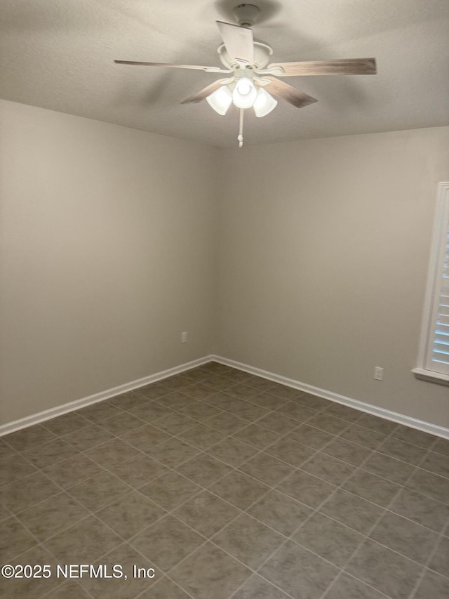 30139 Trophy Trl, Bryceville, FL 32009 - spare room with a ceiling fan and baseboards