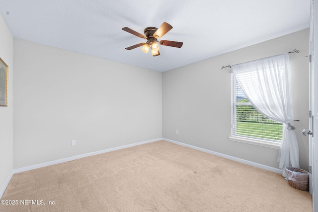 338 Deerfield Glen Dr, Saint Augustine, FL 32086 - carpeted empty room with a ceiling fan and baseboards