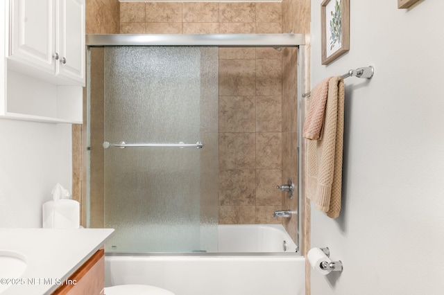 338 Deerfield Glen Dr, Saint Augustine, FL 32086 - full bath with vanity and combined bath / shower with glass door