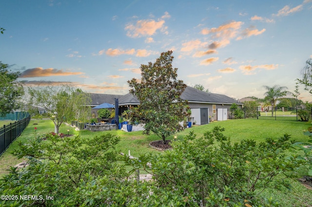 338 Deerfield Glen Dr, Saint Augustine, FL 32086 - back of house featuring a fenced backyard